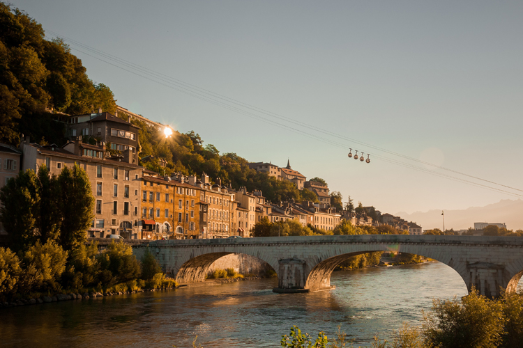 Paysage de Grenoble.
